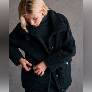 🇫🇷 Sezane Leo coat black 34/2